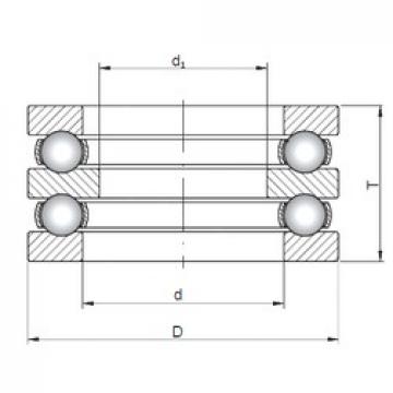 ISO 52224 thrust ball bearings