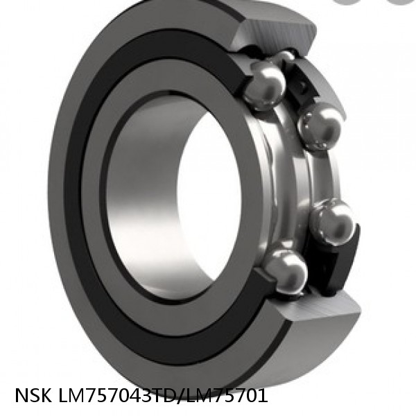 LM757043TD/LM75701 NSK Double row double row bearings