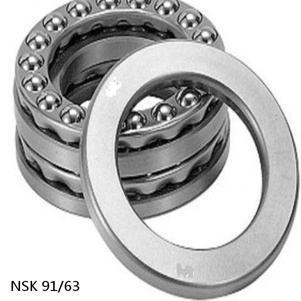 91/63 NSK Double direction thrust bearings