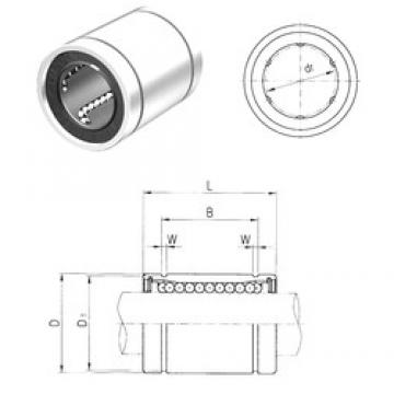 8 mm x 16 mm x 16,5 mm  Samick LME8 linear bearings