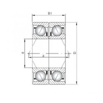 ISO 7201 ADB angular contact ball bearings