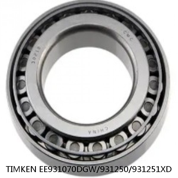 EE931070DGW/931250/931251XD TIMKEN Tapered Roller bearings double-row #1 small image