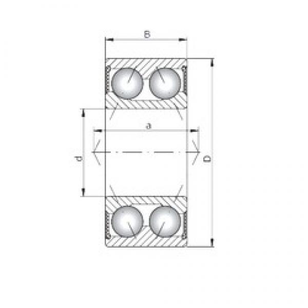 ISO 3904-2RS angular contact ball bearings #3 image