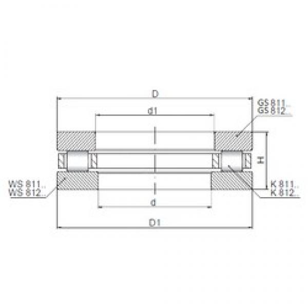 ISO 81136 thrust roller bearings #3 image