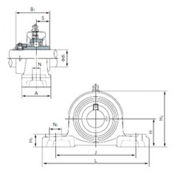 NACHI UGP209 bearing units #3 image