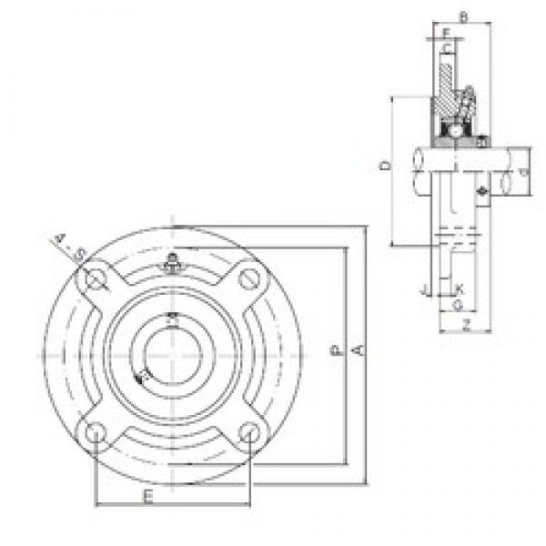 25 mm x 76 mm x 38,1 mm  ISO UCFCX05 bearing units #3 image