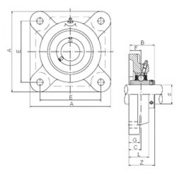 ISO UCF305 bearing units #3 image