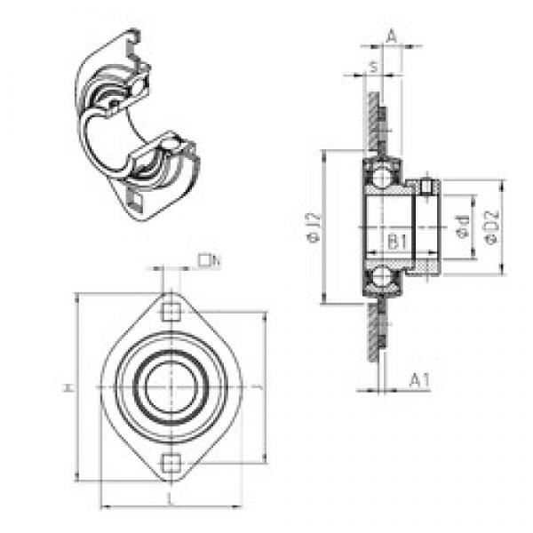 SNR ESPFL204 bearing units #3 image