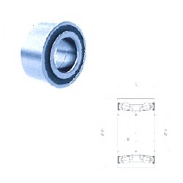 30 mm x 64 mm x 42 mm  PFI PW30640042CS angular contact ball bearings #3 image