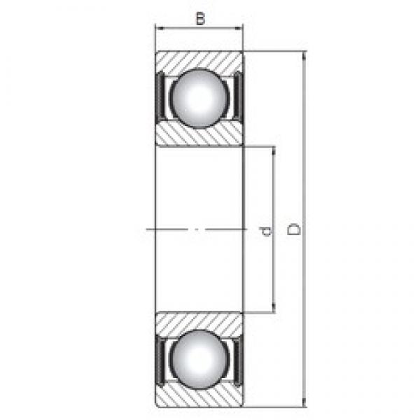 15 mm x 35 mm x 11 mm  ISO 6202-2RS deep groove ball bearings #3 image