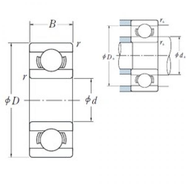 4 mm x 9 mm x 2,5 mm  ISO 684A deep groove ball bearings #3 image