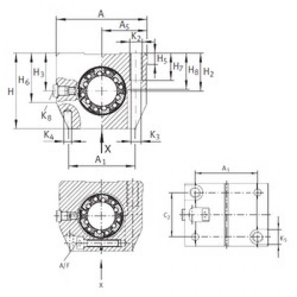 INA KGNS 50 C-PP-AS linear bearings #3 image