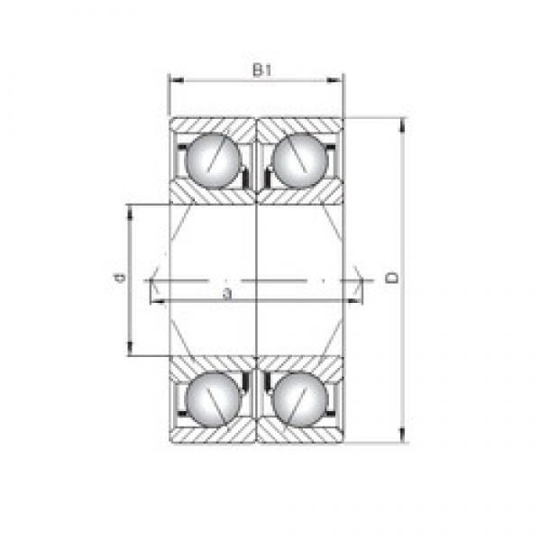 ISO 7018 CDB angular contact ball bearings #3 image