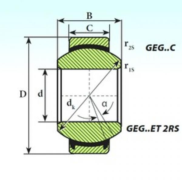 5 mm x 16 mm x 9 mm  ISB GEG 5 C plain bearings #3 image