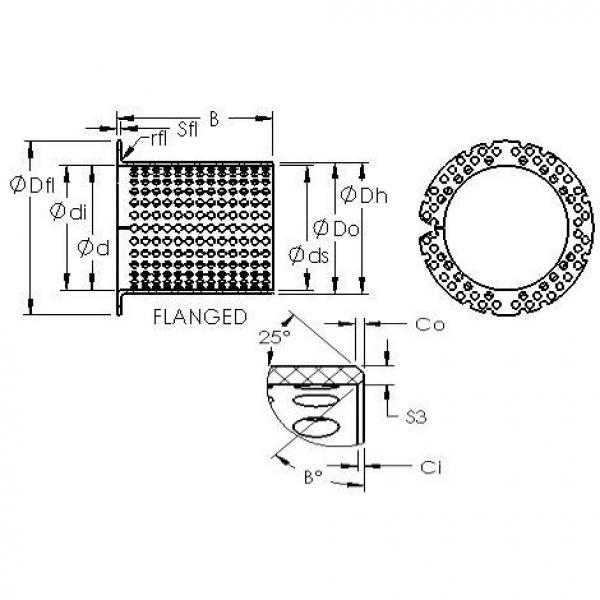AST ASTT90 F5540 plain bearings #3 image