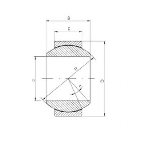 30 mm x 55 mm x 32 mm  ISO GE 030 HCR-2RS plain bearings #3 image