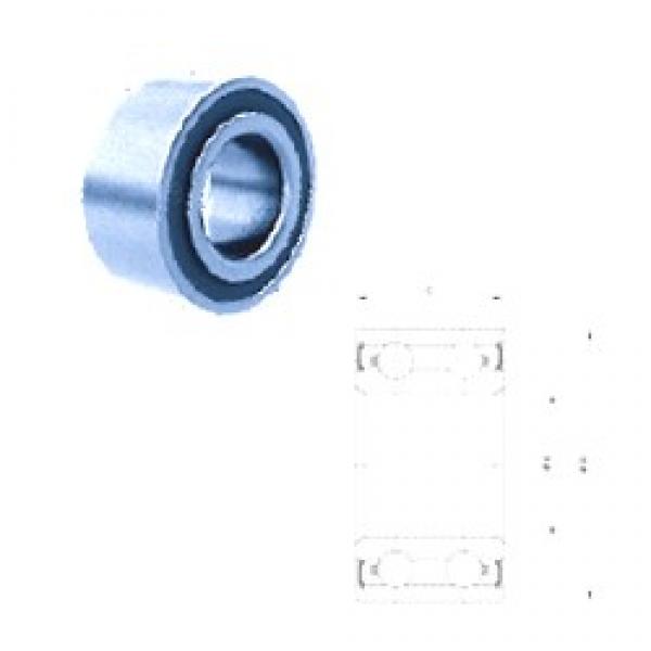 40 mm x 80 mm x 30,2 mm  Fersa 3208B2RS/C3 angular contact ball bearings #3 image