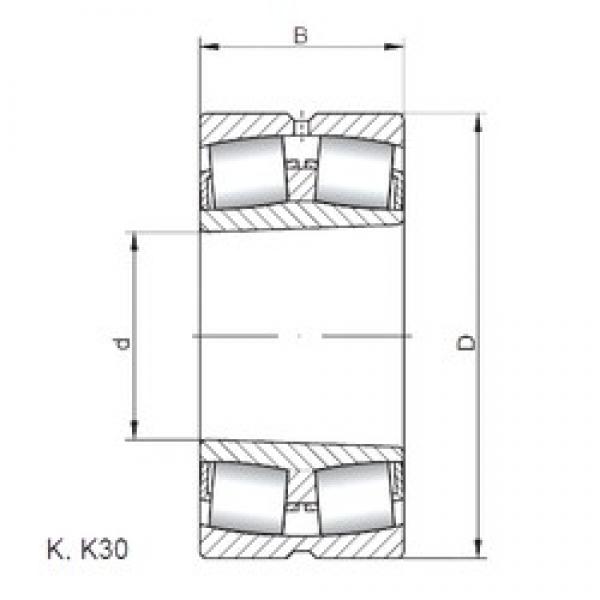 1000 mm x 1420 mm x 412 mm  ISO 240/1000 K30W33 spherical roller bearings #3 image