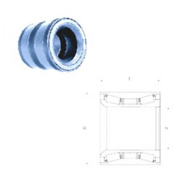 55 mm x 90 mm x 55 mm  PFI PW55900055CSHD tapered roller bearings #3 image